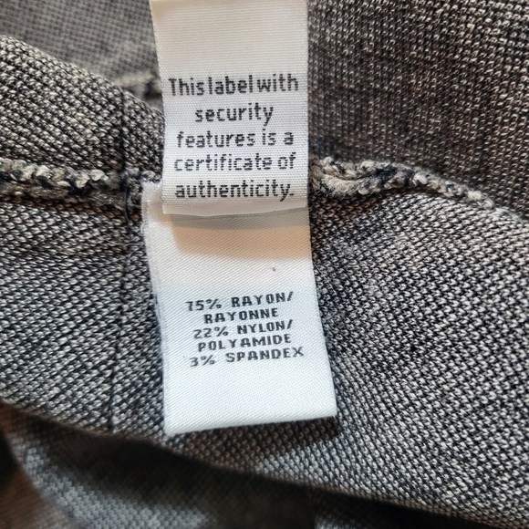 Diane Von Furstenberg Skirt Flote Gray Black Snakeskin Python Skater Mini Sz M - Picture 6 of 6